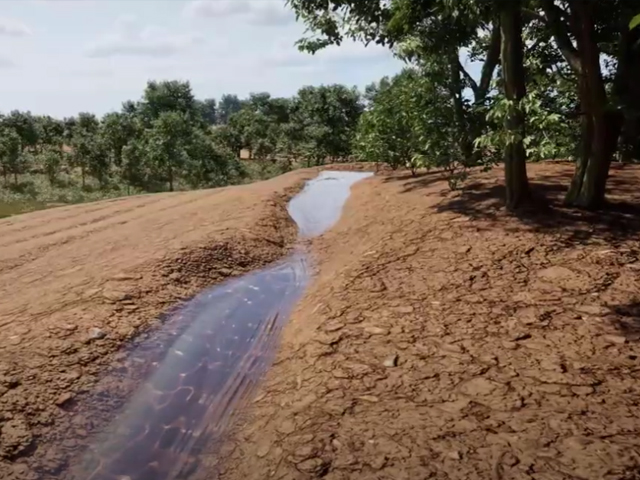 Control water running off your field; establish strips and contour lines