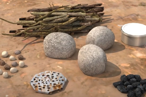 Using rocks to save on firewood and charcoal when cooking